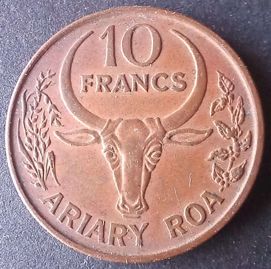 Madagascar 1996 10 Francs
