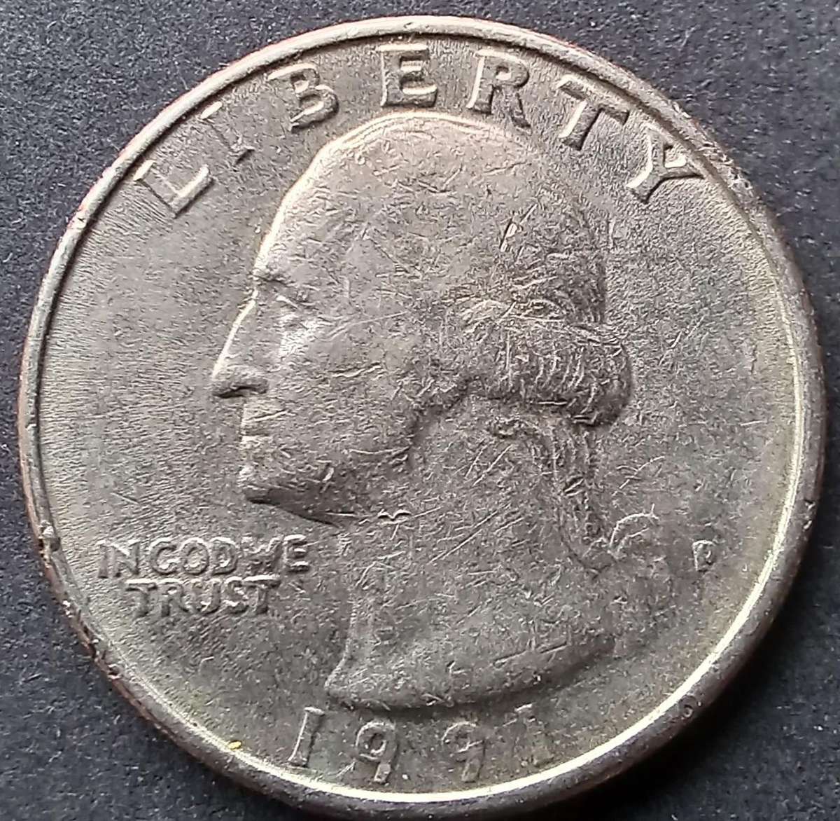 USA Quarter Dollar 1991