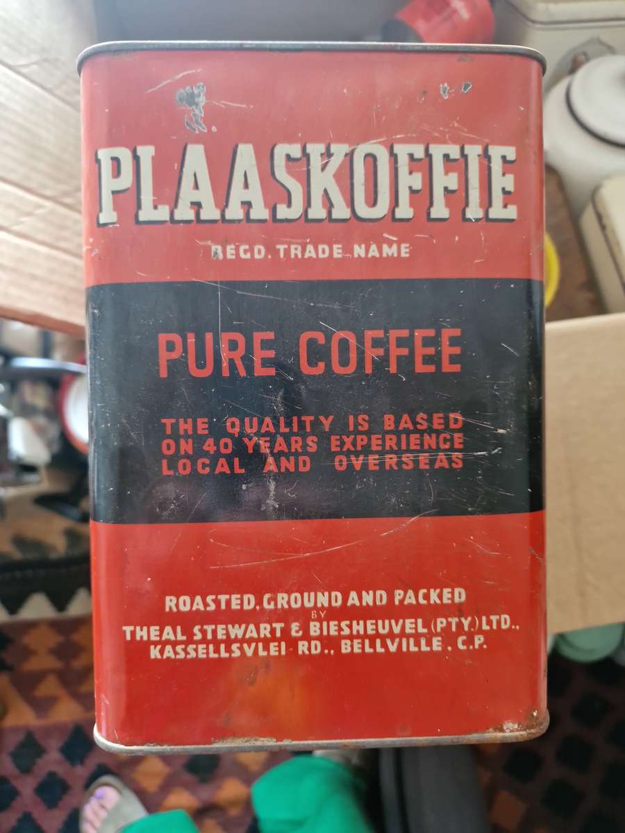 Plaaskoffie  5 Pond Tin