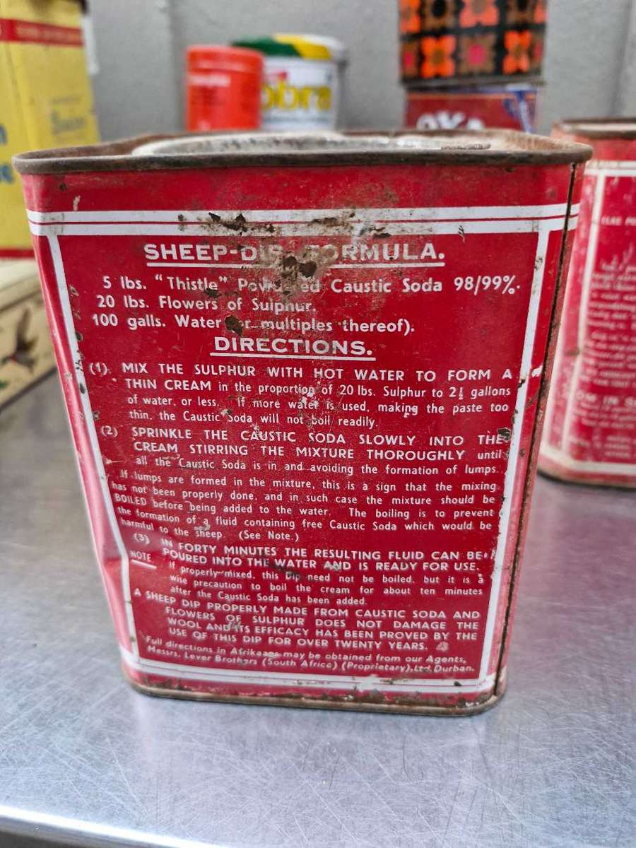 Caustic Soda 5 Pond Tin