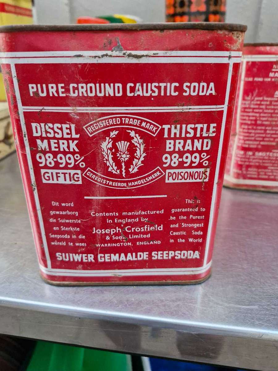 Caustic Soda 5 Pond Tin