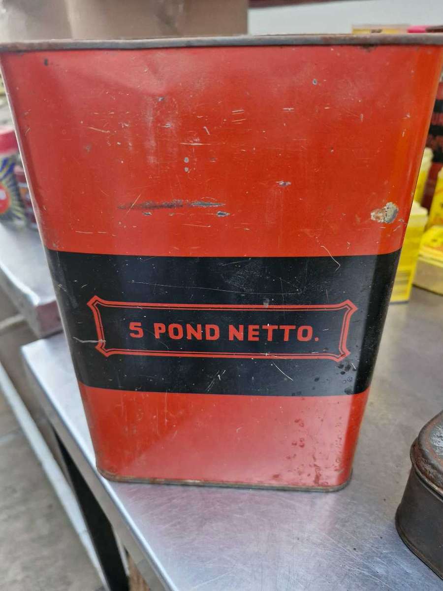 Plaaskoffie  5 Pond Tin