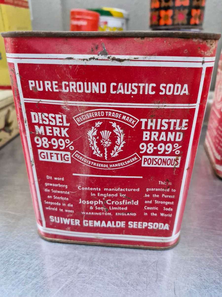 Caustic Soda 5 Pond Tin