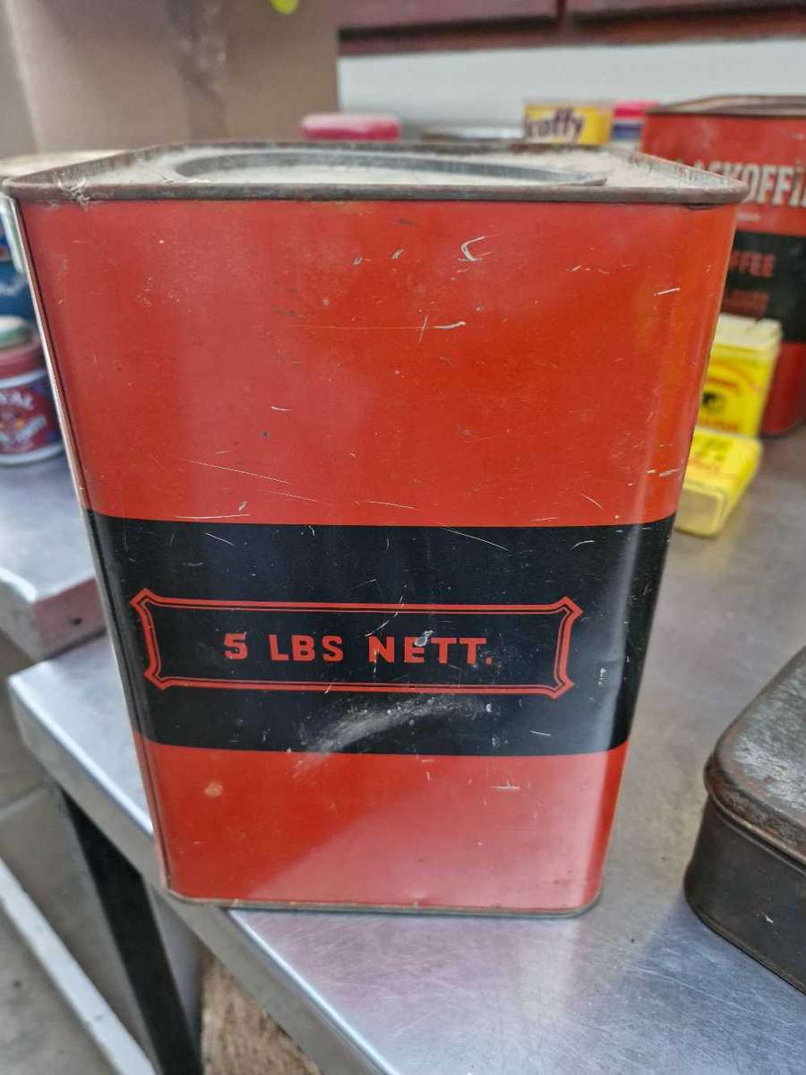 Plaaskoffie  5 Pond Tin