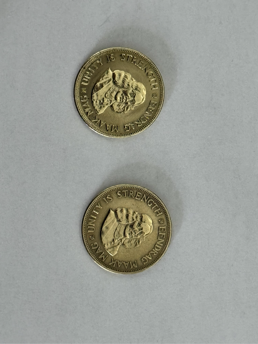 1961 and 1963 1cent coin UNC