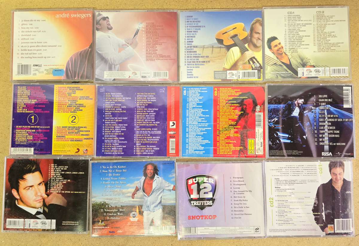 12 AFRIKAANS CD'S TO HIGHEST BIDDER
