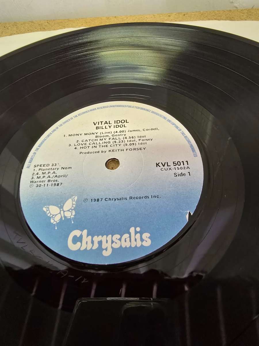 BILLY IDOL- VITAL IDOL- LP