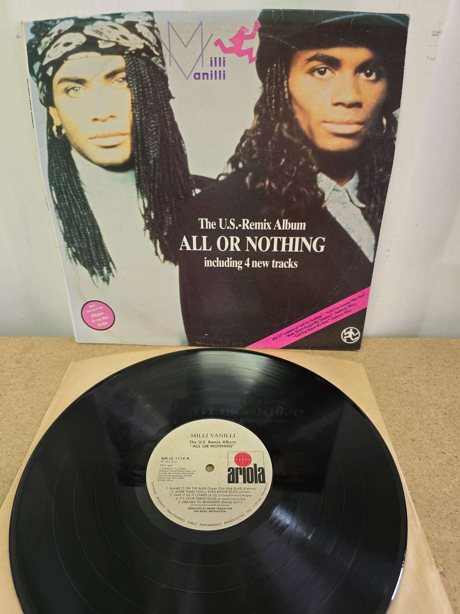 MILLI VANILLI- ALLNOR NOTHING- LP