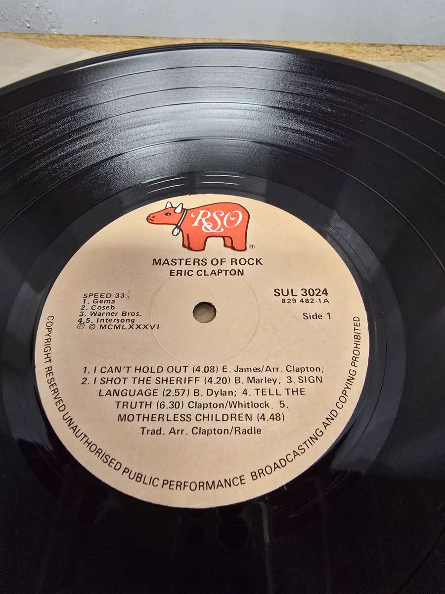 Eric Clapton- Masters of Rock LP