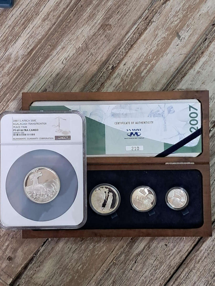 Kgalagadi peace park 2007 .NGC graded 50c!