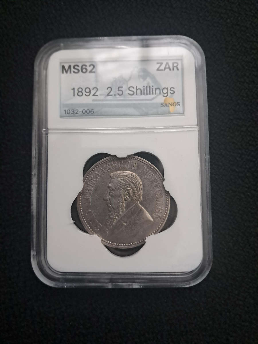1892 2.5 Shillings- Mint state!