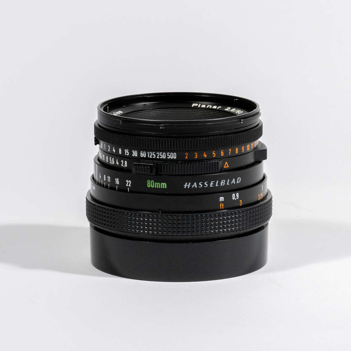 Hasselblad 501 CM with CF 80mm f2.8 lens and film backs