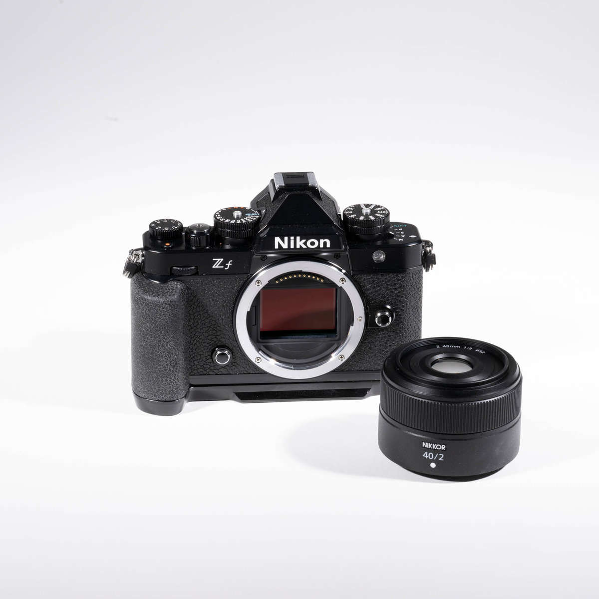 Nikon Zf mirrorless camera and 40mm f2 lens
