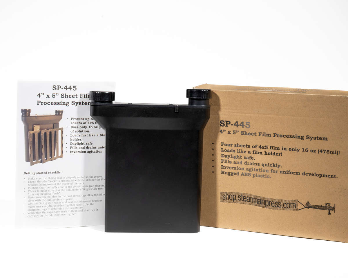 SP-445 Compact 4x5 Film Processing System