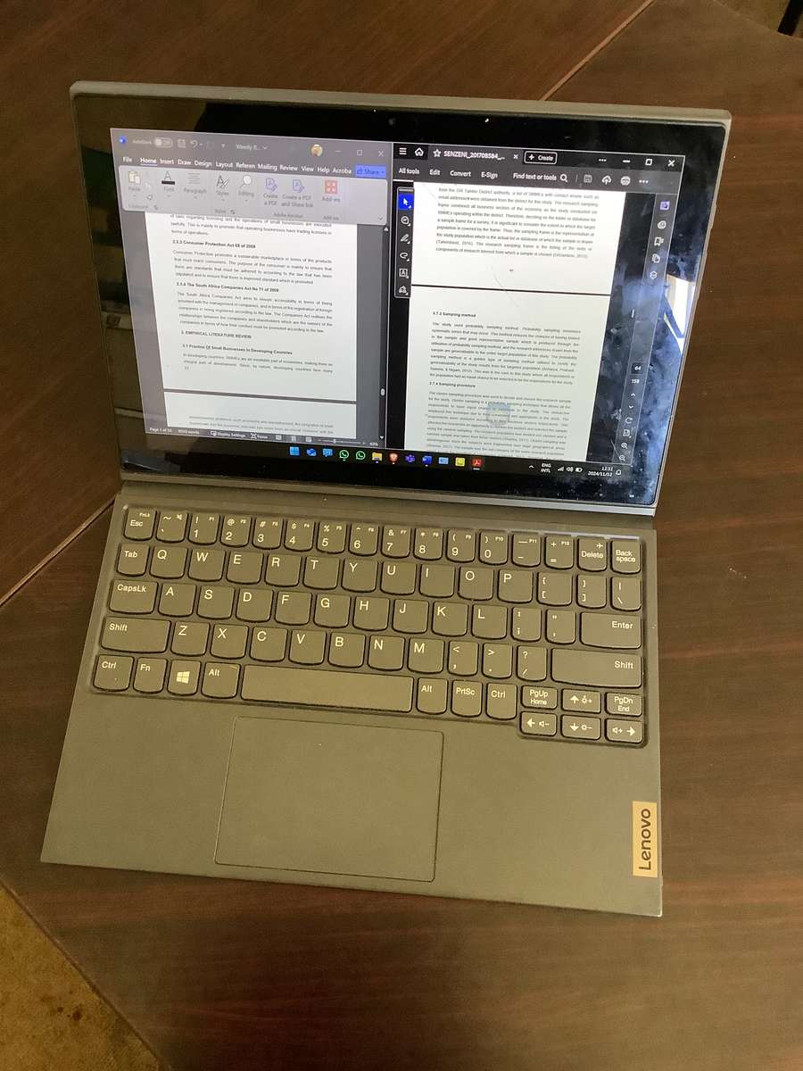 Lenovo Ideapad Duet 3 10IGL5 2-in-1 Windows 11 Laptop/Tablet 128GB 4GB DDR4 RAM 2.8GHz CPU