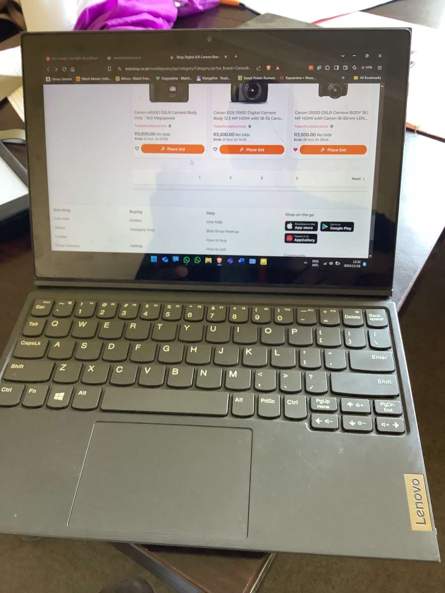 Lenovo Ideapad Duet 3 10IGL5 2-in-1 Windows 11 Laptop/Tablet 128GB 4GB DDR4 RAM 2.8GHz CPU