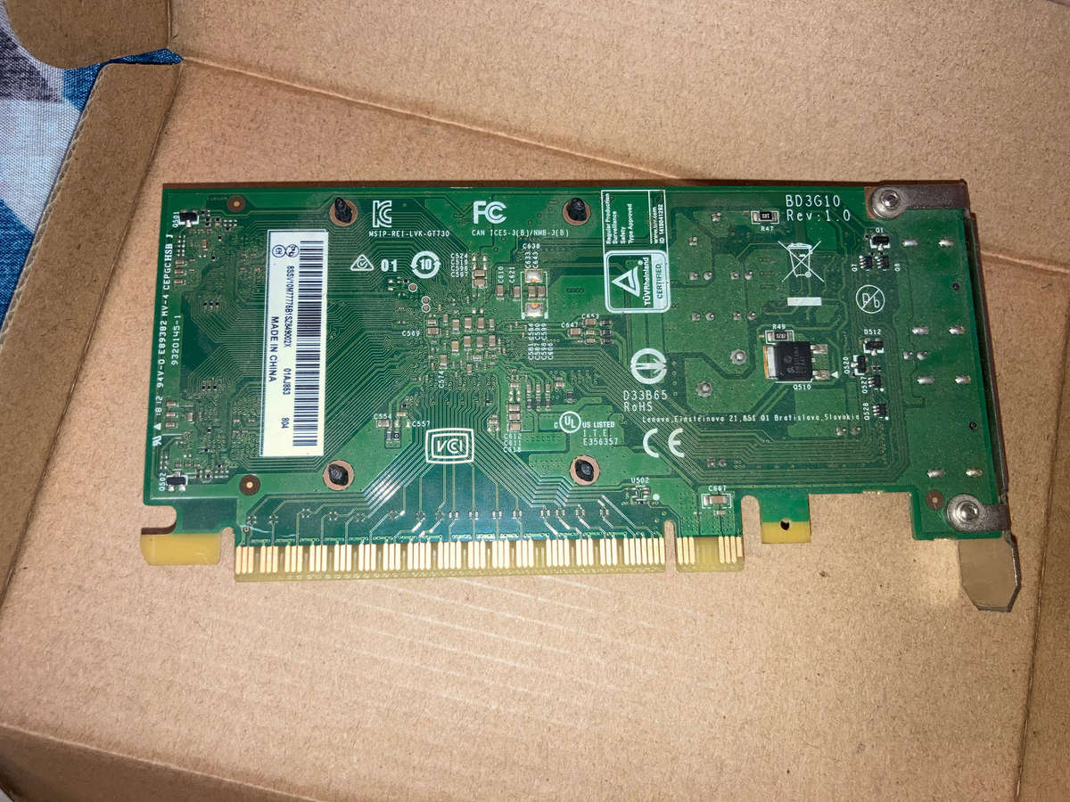 Lenovo NVIDIA GT 730 2GB Low Profile Graphics Card