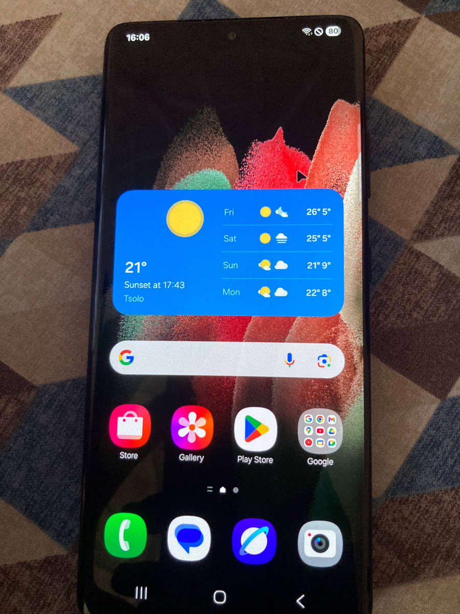 Samsung Galaxy S21 Ultra (SM-G9980)  Touchscreen Not Working  Sold As Is