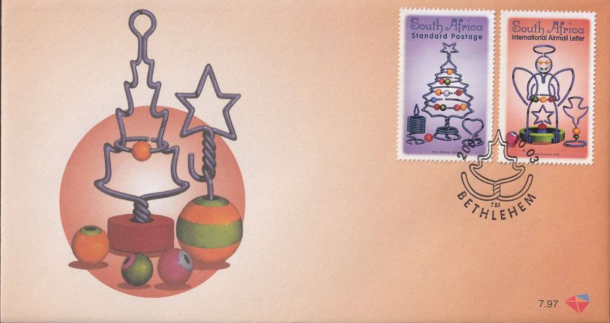 RSA 2005 Christmas FDC 7.97