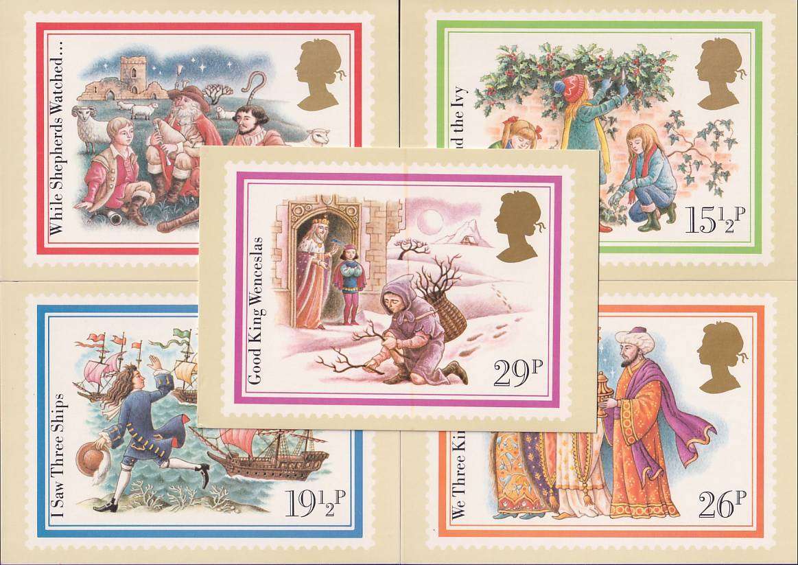 Great Britain bulk lot of PHQ cards (8 scans, 33 cards)