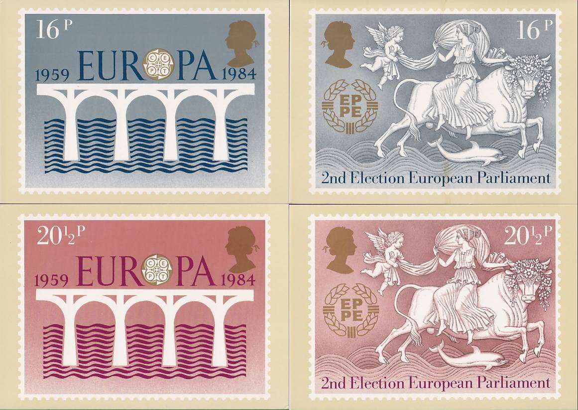 Great Britain bulk lot of PHQ cards (8 scans, 33 cards)