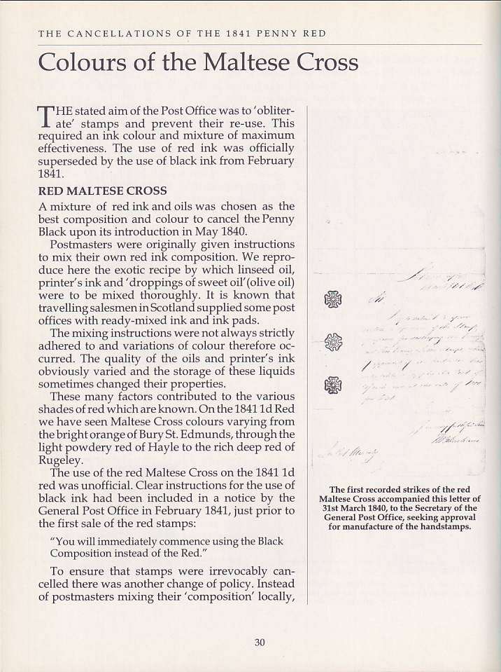 The Cancellations of the 1841 Penny Red by Danzig & Goldsmith