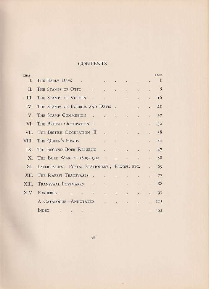 TRANSVAAL Postage Stamps (with the 12 colour plates), by Curle and Basden