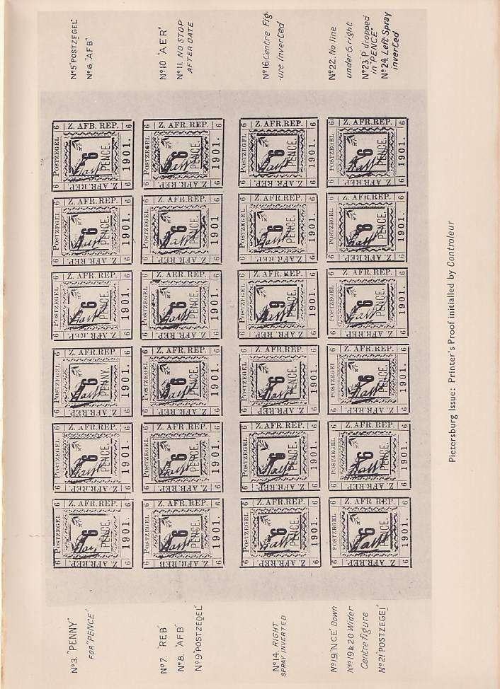 TRANSVAAL Postage Stamps (with the 12 colour plates), by Curle and Basden
