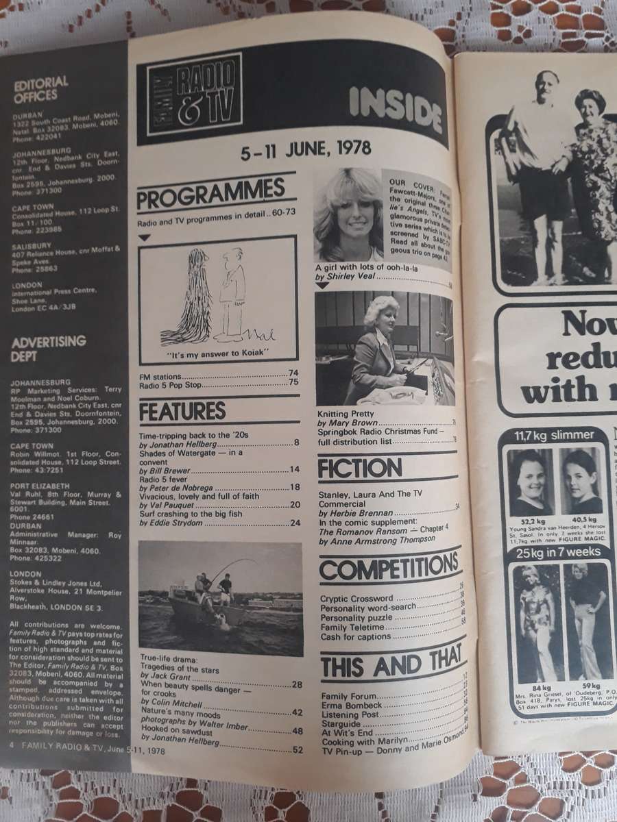 FAMILY RADIO & TV 5 - 11 JUNE 1978 MARCH MAGAZINE