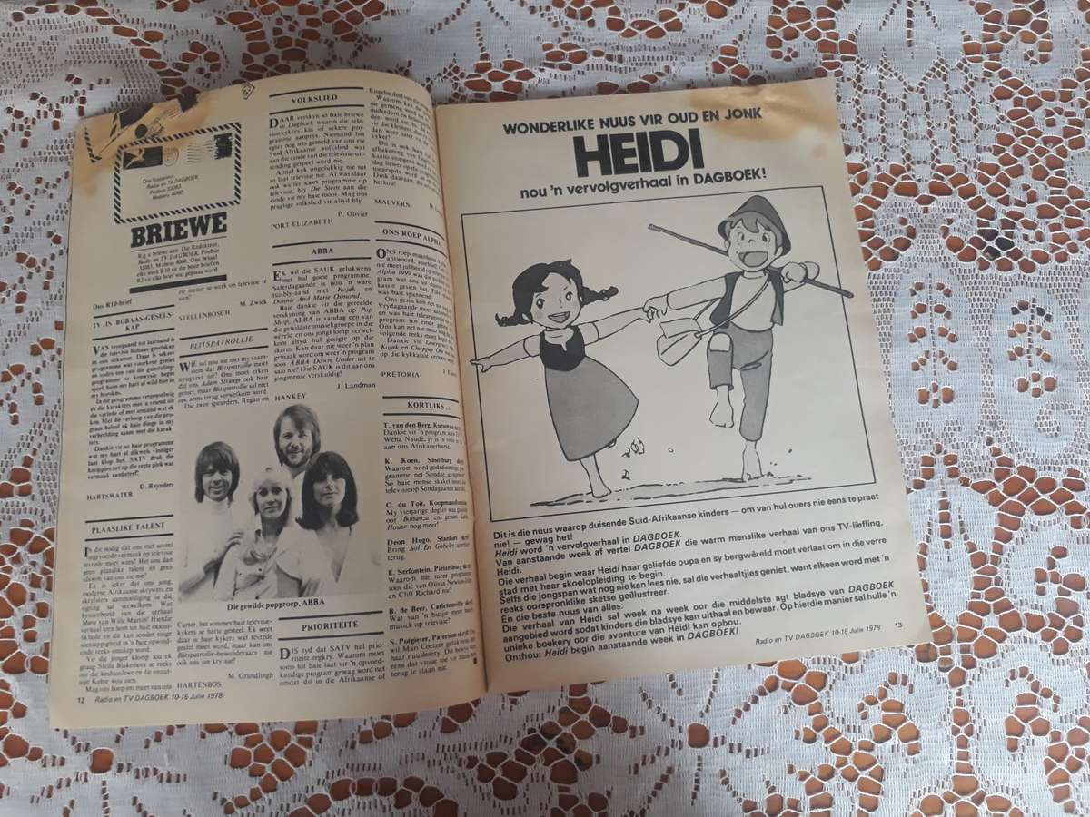 RADIO EN TV DAGBOEK - 10 - 16 JULIE 1978 - MAGAZINE