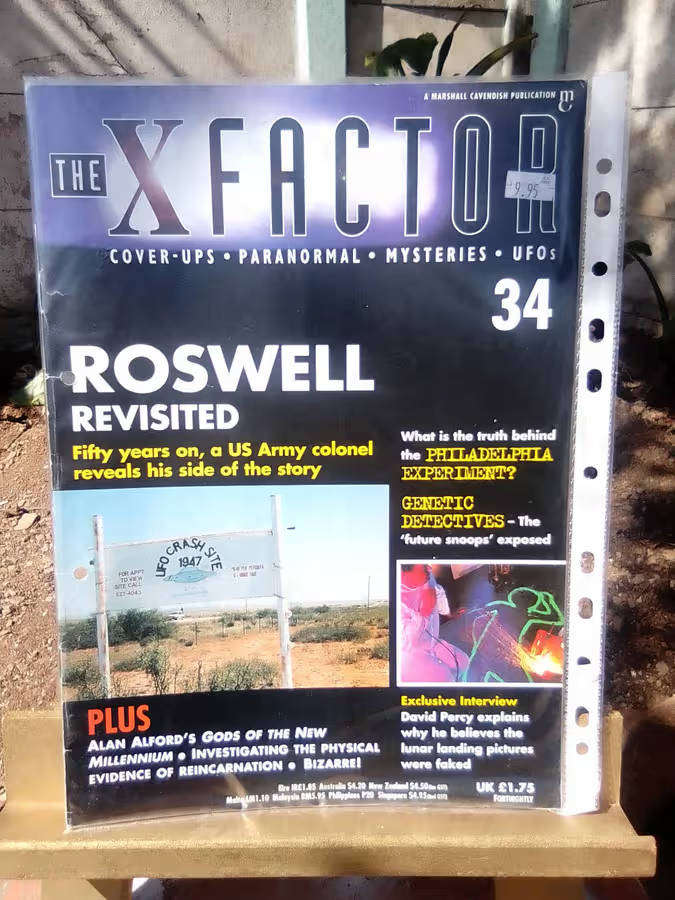 The X Factor Magazine - Cover-Ups/Paranormal/Mysteries & Ufo's - No 34