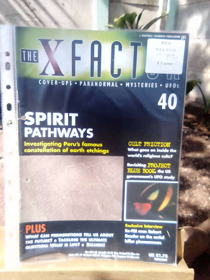 The X Factor Magazine - Cover-Ups/Paranormal/Mysteries & Ufo's - No 40