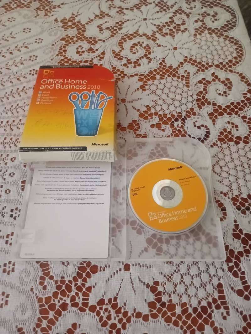 Microsoft Office Home and Business 2010 software