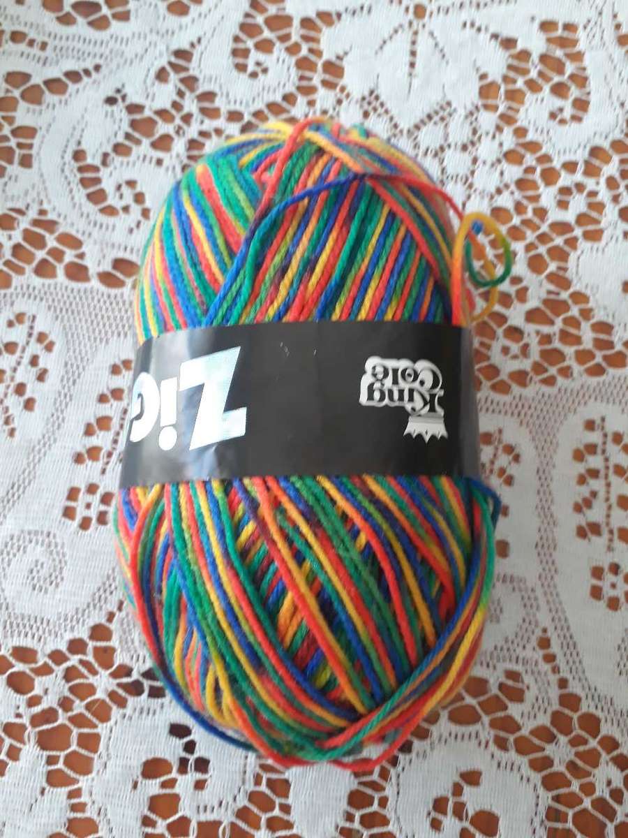 KNITTING WOOL/YARN - KING COLE ZIGGY BRAND 100G BALL