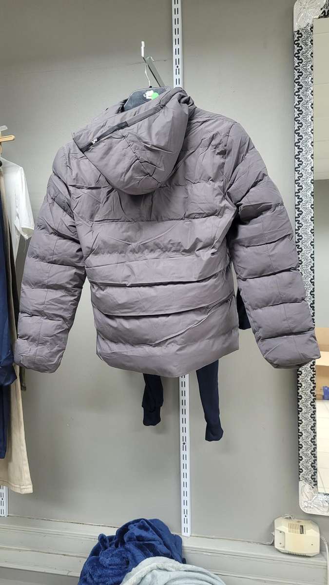 Grey Puff Jacket