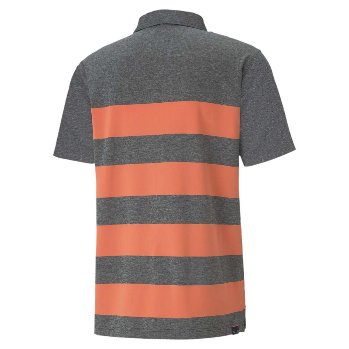 Puma Mattr Orange Stripe Golf Polo