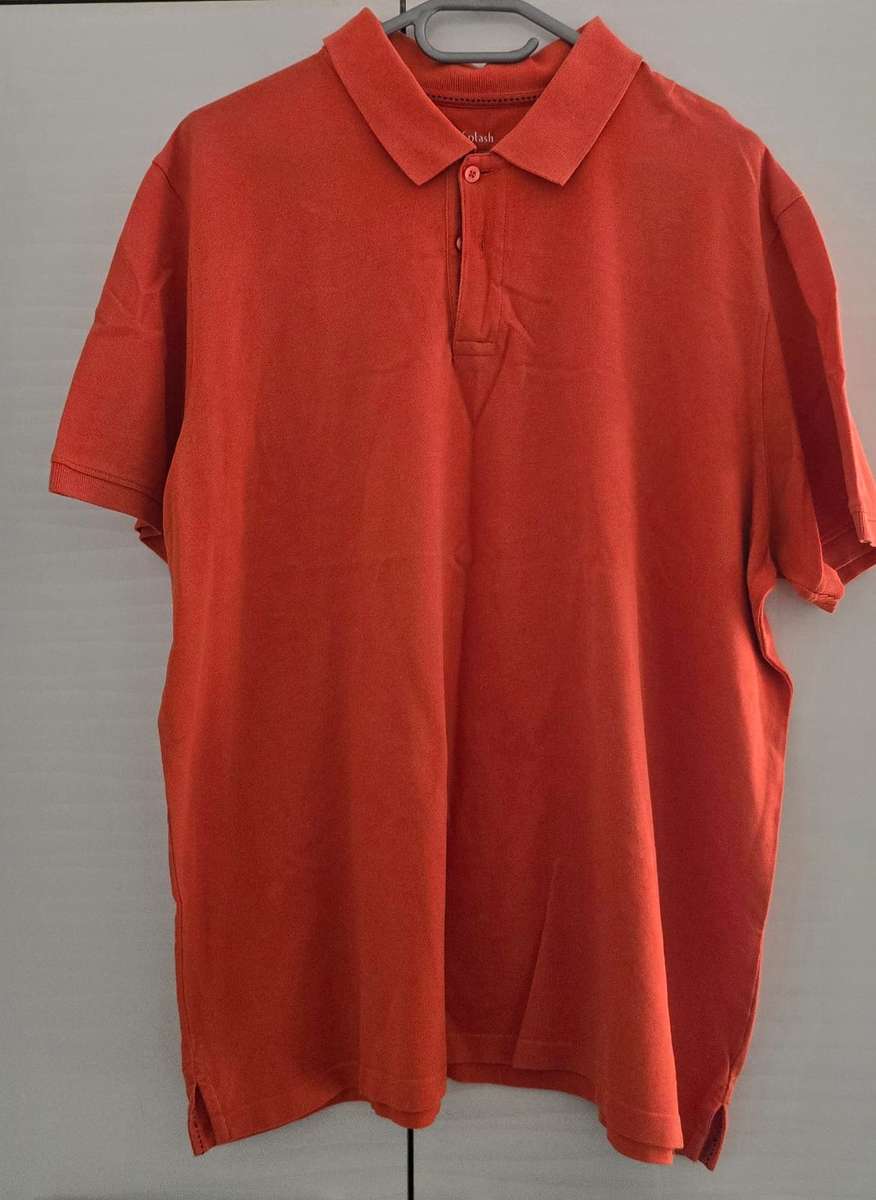Splash DUBAI Mens Sun Orange Polo / Golfer - Size XL