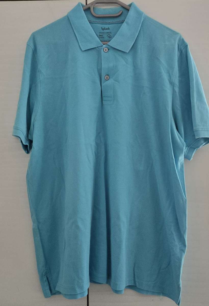 Splash DUBAI Mens Light Blue Polo / Golfer - Size XL