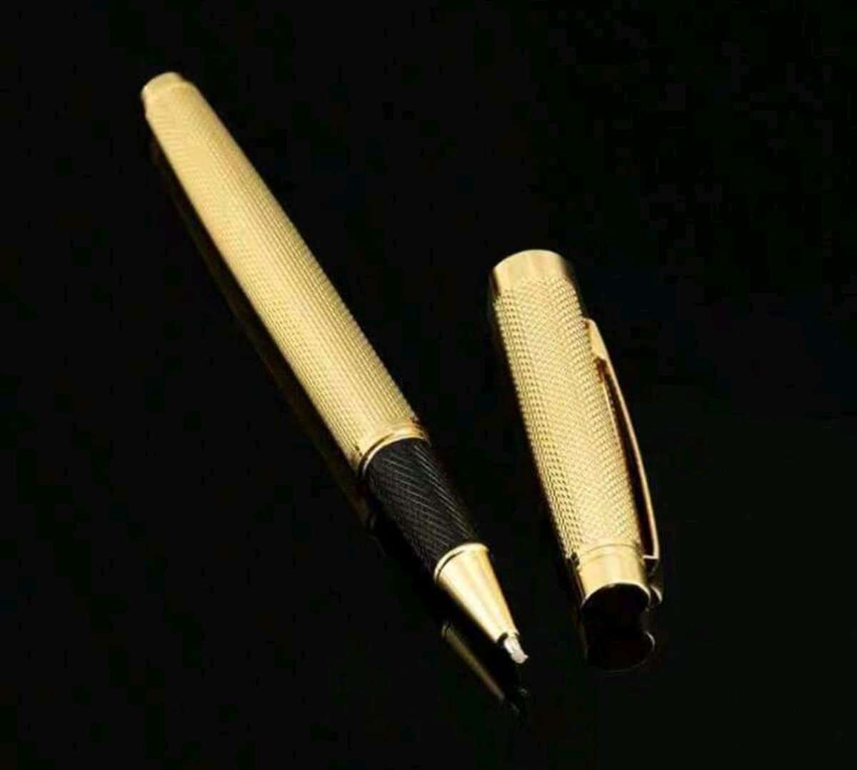 Rich Gold Sheikh RollerBall Pen with 6 Black refills