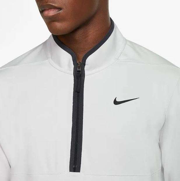 Nike Dri-FIT Victory Half-Zip White Golf Jacket