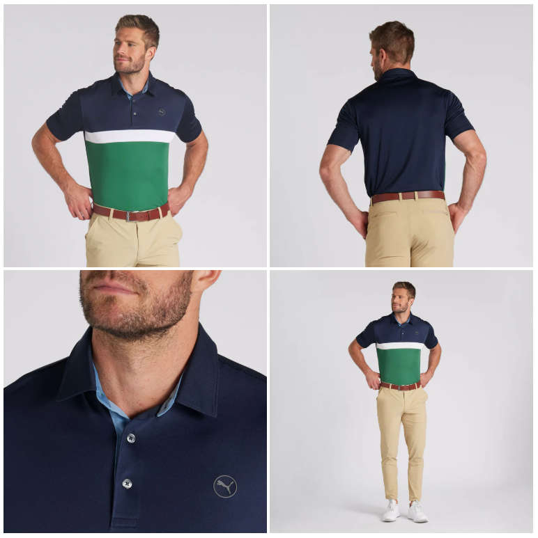 Puma Golf Pure Colourblock Polo