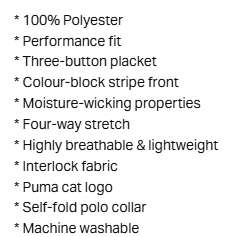 Puma Golf Pure Colourblock Polo