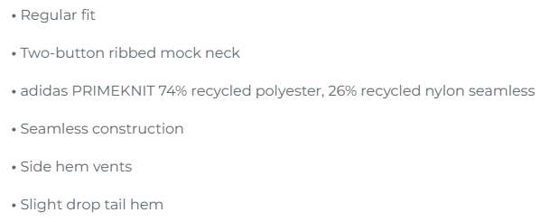 GOLF - Adidas Statement Seamless Primeknit Polo (Black)