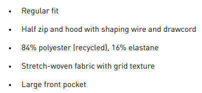 Adidas Adicross Half Zip Golf Anorak Pullover