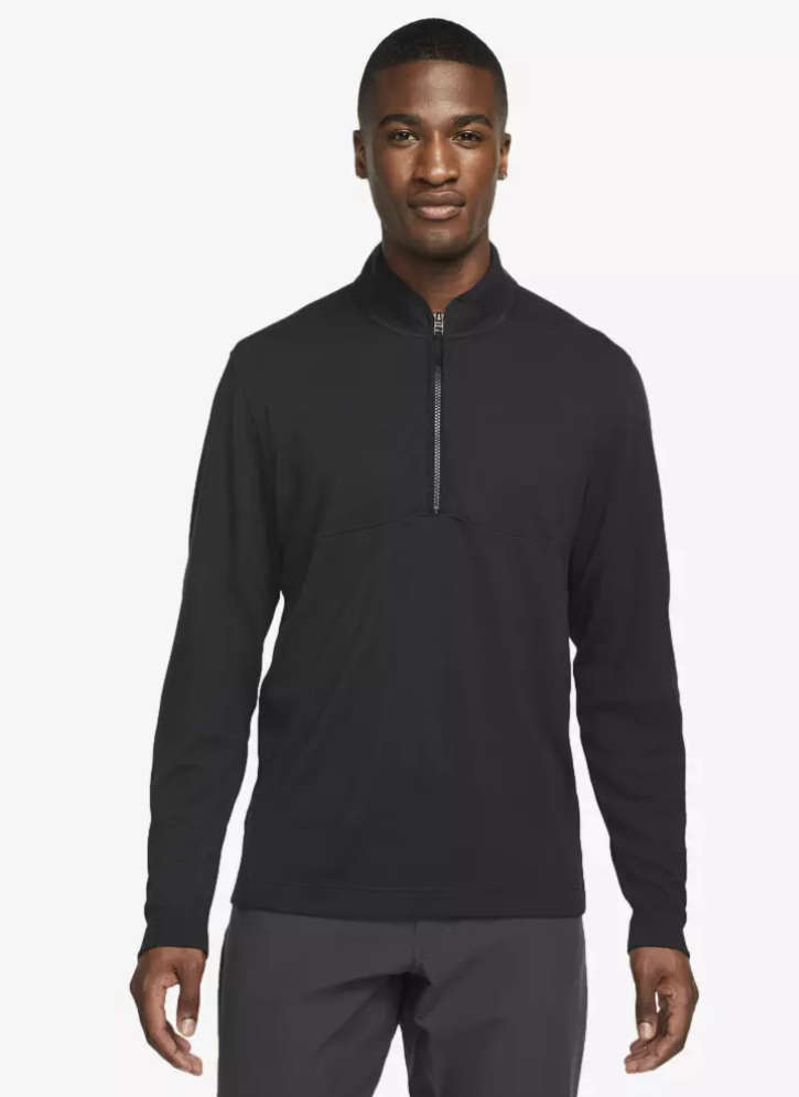 Nike Dri-FIT Victory Half-Zip Black Golf Jacket