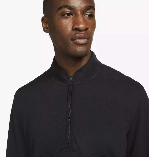 Nike Dri-FIT Victory Half-Zip Black Golf Jacket