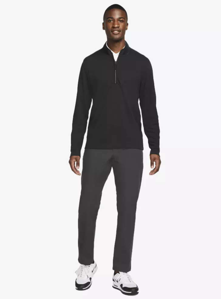 Nike Dri-FIT Victory Half-Zip Black Golf Jacket