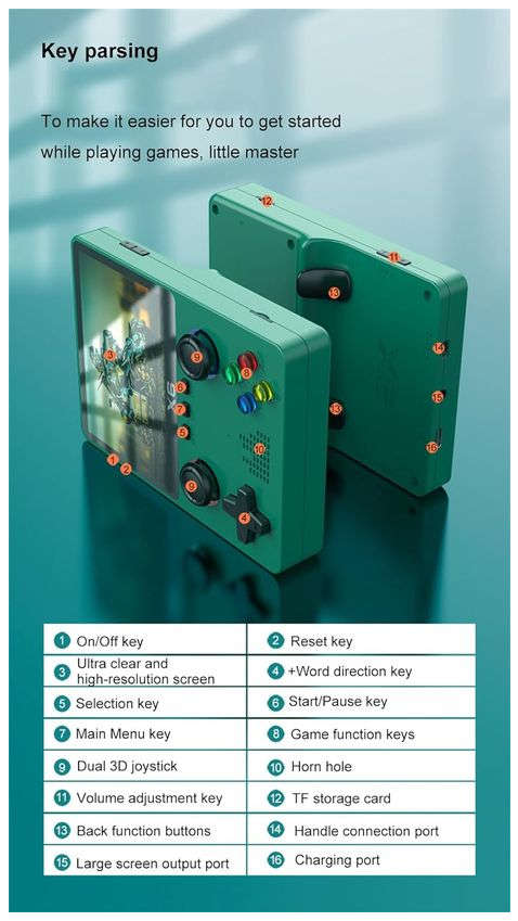 X6 Retro Gaming Console