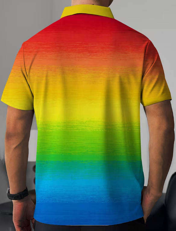 Bright Multicolour Golf Top
