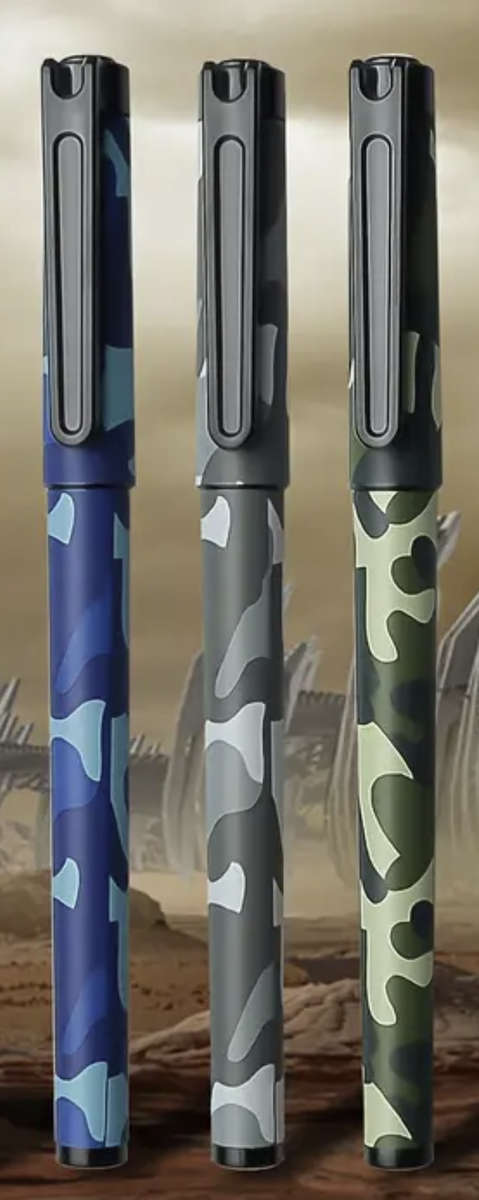 5pcs Camo 0.5mm Ballpoint Pens